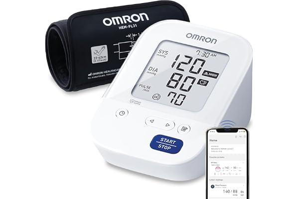 Omron HEM 7156 T Digital Blood Pressure Monitor with 360° Accuracy Intelli Wrap Cuff for All Arm Sizes Accurate Measurements 
