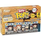 Funko Bitty Pop! 4 Pack Demon Slayer: Tanjiro | Official Merchandising &ndash; Mini Figures 2.2 cm with Display Stand &ndash; Cake Decora