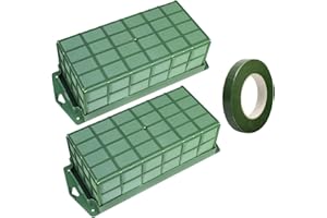 Wisboey Blumen Steckschaum KäFig für Blumen Arrangements Trockene und Nasse Blumen Steckschaum für Frische Floristen Schaum