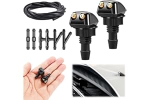 KAYEF juego de 22 piezasBoquilla Limpiaparabrisas – Universal, Multifuncional y Resistente para Coches, Perfecta para Peugeot, Honda, Opel y VW Polo