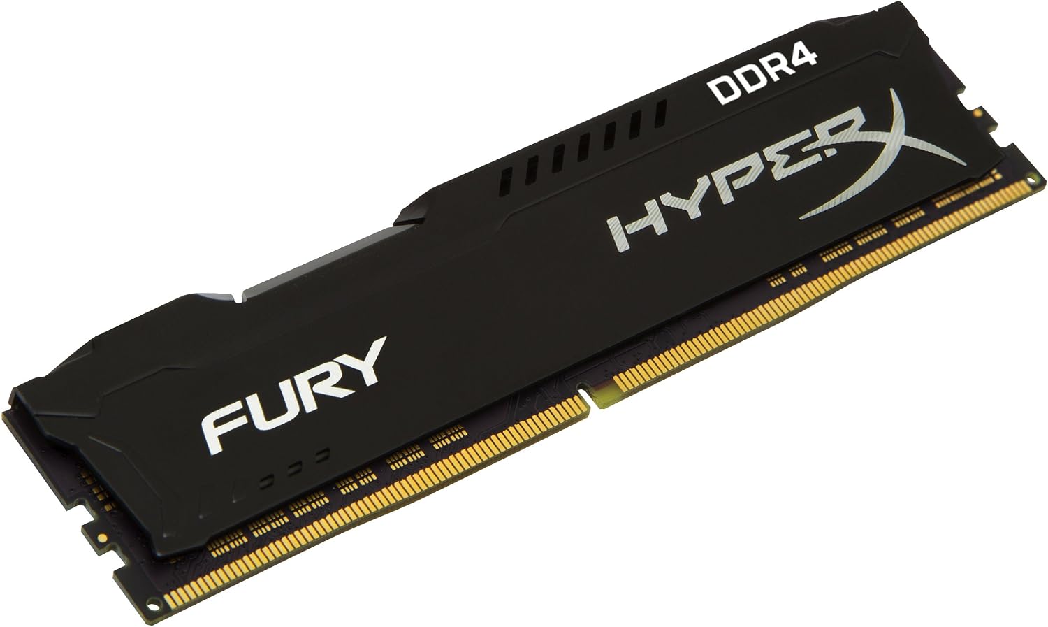 HyperX Fury, Memoria Ram de 8 GB (Ddr4, 2400 MHz, Cl15, Dimm Xmp, Hx424C15Fb2/8), 288-pin DIMM, 8 GB (1 x 8 GB), Negro