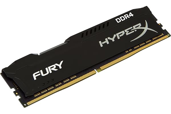 HyperX Fury, Memoria Ram de 8 GB (Ddr4, 2400 MHz, Cl15, Dimm Xmp, Hx424C15Fb2/8), 288-pin DIMM, 8 GB (1 x 8 GB), Negro