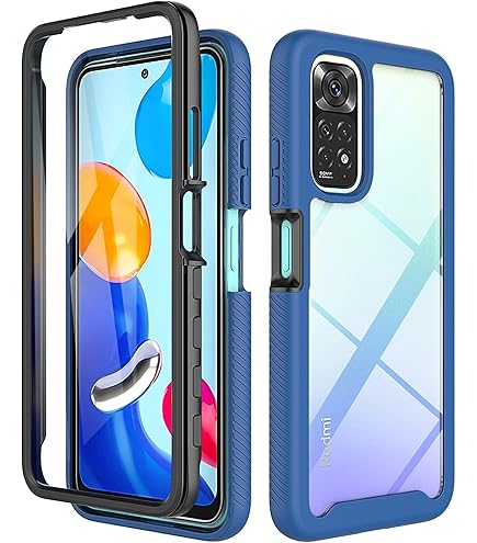 SEAHAI Case For Xiaomi Redmi Note 11S/Redmi Note 11 4G, Ultra Thin Premium TPU Bumper Shockproof Soft Cover Electroplating Phnom Penh Design Silicone