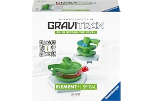 Ravensburger Gravensburger GravitraX Element Spiral 22424 - Gravensburger GravitraX förlängning för din bollbana - marmorlöpning och byggleksaker från 8 år, kan kombineras med alla produkter