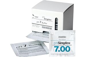 Cole-Parmer - Oakton pH Buffer Calibration Pouches, pH 7.00 - Single Use - Medical & Scientific - 20 Pouches, 20ml