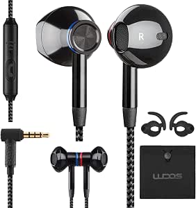 Auricolari-Cuffiette-Cuffie-In-Ear, LUDOS NOVA Auricolari In-Ear Cuffie,  Cuffiette con Filo e Microfono, 5 ANNI DI GARANZIA, Jack 3.5, Isolamento  Acustico, Alta Qualità del Suono per iPhone, Samsung : Amazon.it:  Elettronica