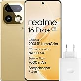 realme 16 Pro+ 5G Smartphone, 8GB+256GB, Curved AMOLED Screen 144Hz 6.8", Battery 7000mAh, Camera 200MP OIS, IP69K, Quick Cha