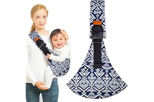 POHOVE Baby Sling Carrier,Toddler Sling Carrier with Adjustable Shoulder,Comfortable Baby Wrap Carrier,Soft Baby Carrier Sling,Portable Ergonomic Baby Sling from Newborn Up to 6-36 Month