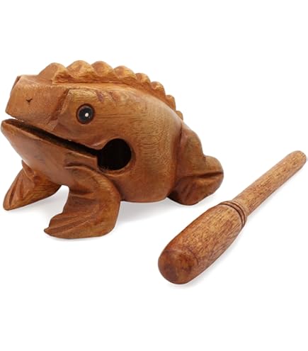 Orff Guiro In Metallo Con Raschietto - Strumento Percussione Latino, Acciaio Inox, Suono Chiaro, 30,5 Cm - Foto 4