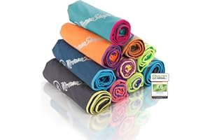 NirvanaShape Mikrofaser Handtuch - Reisehandtuch, Badetuch für Urlauber in vielen Farben - kompakte, schnelltrocknende Microfaser Handtücher als Strandtuch, Sporthandtuch - für Reisen, Camping, Sport