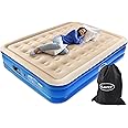 Floatey Inflatable Mattress - Blue, Double | Air Mattress With Built In Pump | Inflatable Bed 440lb Capacity | Luxury Sleeping Mat | Air bed For Travel Bed, Camping Bed, Car Bed | 200 x 150 x 40cm
