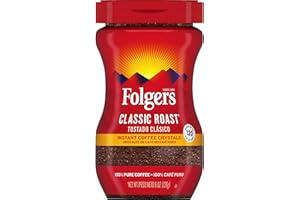 Folgers Classic Roast Coffee Instant Coffee 226 g (Folgers Classic kawa palona kawa rozpuszczalna)