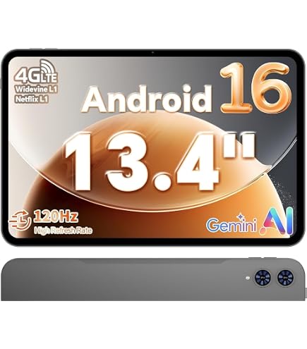 TECLAST P40HD Android Tablet 13 10 Inches, 16GB RAM + 128GB ROM