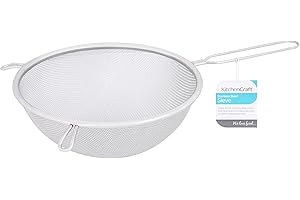 KitchenCraft Grande Passoire Inox en Acier Inoxydable (20 cm)