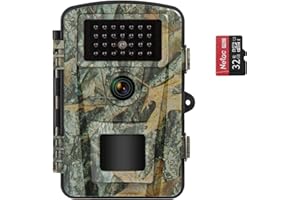 COOLIFE Cámara de Caza 28MP 1520P/2.7K HD Nocturna 940nm sin Brillo IR LED 0.2s de Velocidad de Impermeable IP66 Fototrampeo con Tarjeta 32G