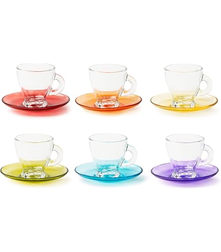 Set 12 Tazze Da Tè Pasabahce Vela - 6 Tazze E 6 Piattini In Vetro Resistente - Foto 4