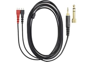 OKULI Cavo Audio di Ricambio per Sennheiser HD25-SP, HD224, HD420, HD520, HD530, HD222 Auricolari Cuffie