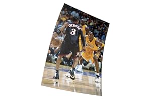 ASHER Póster Allen Iverson Dribble & Kobe Bryant Basketball Star Póster de 15 x 23 pulgadas (38 cm x 58 cm) (380 mm x 580 mm)