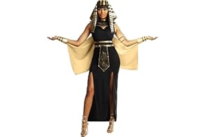 Morph Disfraz Cleopatra Mujer, Traje Diosa Egipcia con Accesorios, Disfraces para Carnaval y Halloween