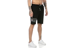 Redbridge Pantaloncini Sportivi da Uomo Pantalone Corto da Tuta Metallic NASA