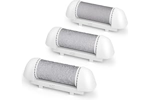 Pedicure Elettrico, Guiseapue Rimuovi Calli Piedi Elettrico Lime per la Cura dei Piedi Calli Piedi Rimozione per Calli e Duroni la Pelle Morta con 3 Rullo Ricambio