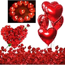 Palloncini A Forma Di Cuore In Foil - 12 Pezzi Rossi 45 Cm Per San Valentino, Matrimonio E Feste