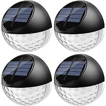 4 Lampes Solaires Extérieur Anmossi - IP65, 2 Modes Blanc Chaud/Couleur