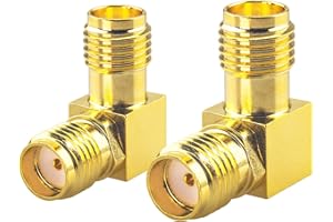 Boobrie 2 sztuki wtyczek koncentrycznych gniazdo SMA do gniazda SMA 90 stopni antena TV 0,05 prostopadłościowy kabel telewizyjny SMA WiFi adapter FPV sygnał wzmacniacz bezprzewodowy urządzenie LAN