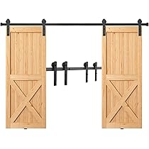 Kit Ferramenta Porta Scorrevole VEVOR 244 Cm - Per Porte Singole Fino A 150 Kg, Con Binario E Ganci - Foto 7
