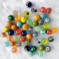 SOL – Lot De 100 Billes En Verre Œil De Chat – Couleurs Assorties – Jeux Intérieur/Extérieur – Dès 6 Ans