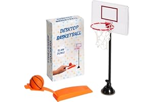 Diabolical DP1410 Desktop Basketball - Secret Santa Gifts for Work Colleagues Under 10 Pounds, Desk Games for Office Gifts for Men, Basketball Arcade Game, Desk Accessories for Men