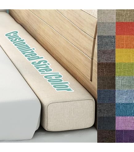 UWOBTN Riempitivo Per Materassi, Letto Gap Filler Cuscino, Cuscino Per Testata, Connettore Per Letto Doppio/Materasso, Per Riempire Lo Spazio Tra La Testiera E Il Materasso(#5,120x10x15cm/47x4x6in