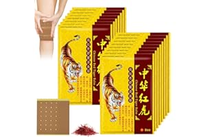 XEERUN 120 Stück Schmerzlinderung Patch,Chinesische Ferninfrarot Pflaste, pain relief patch,Tiger Soreness Relief Patch, Schnelle und Lang anhaltende Schmerzlinderung für Muskeln und Gelenke