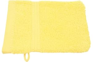 ‎JULIE JULSEN Julie Julsen® Bio Waschhandschuhe in 32 Farben erhältlich weich und saugstark Gelb 15x21 cm