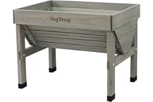 VegTrug Lavado Jardinera Maceta, Gris, pequeño