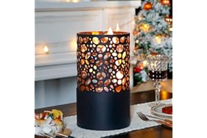 NEWIMAGE Camino da tavolo alta 29,5 cm Camino portatile da tavolo a combustione pulita a bioetanolo senza fiamma per feste all'interno, all'aperto, nel patio