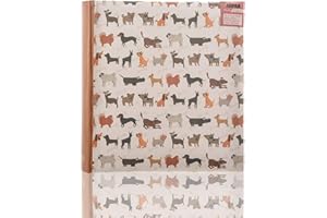 Arpan Cute Dog Photo Album Slip In Case Memo Album 6x4" for 200 Photos Scotty Dogs