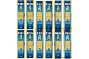 De Cecco Paquete de pasta 12x (4X Spaghetti N ° 12, 4X Spaghettini N ° 11, 4X Linguine N ° 7)