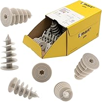 Lun Fix Dämmstoffdübel 100 Stück - 50mm Polyamid Dübel Für WDVS & Styropor