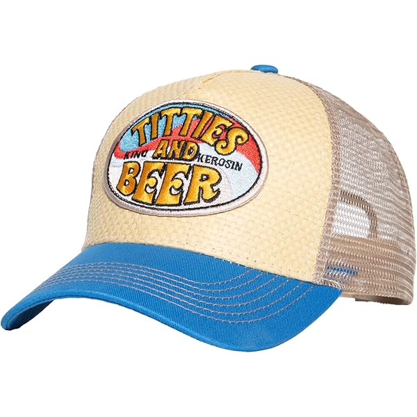 King Kerosin Trucker Cap - Biker Look Mit Adler Stickerei Loudest & Fastest