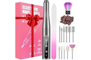 FOLAI Ponceuse Pour Ongles Électrique,kit De manucure Et Pédicure Electrique Portable ,Silencieuse Ponceuse Pour Ongles Professionnelle Avec USB 30000RPM