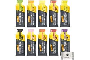 WOMANDA PowerBar PowerGel Original Mixbox - High Carb Energie Gel - Kennenlernpaket (5 x 41g, Gemischt)