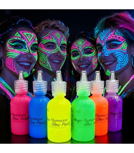 GGTU IP66 UV Black Light for Luminous Parties, Halloween Decorations