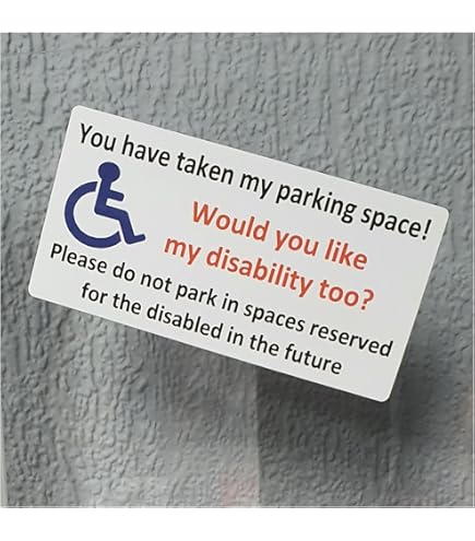 I PARK LKKE A TWAT - FUNNY CAR Self Adhesive Sticker - Foto 8