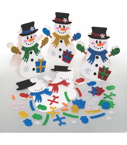 Peinture par numéros - Quatre bonhommes de neige de Noël – Figured'Art