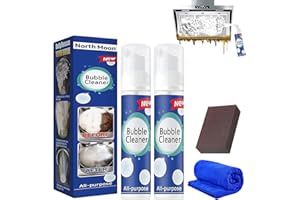 NNBWLMAEE Bubble Cleaner Foam Spray, 2023 NEW Bubble Cleaner Foam, Bubble Cleaner, North Moon Bubble Cleaner Foam Spray, Kitchen Clean Bubble Cleaner, All Purpose Rinse Cleaning Foam (30ML,2PCS)