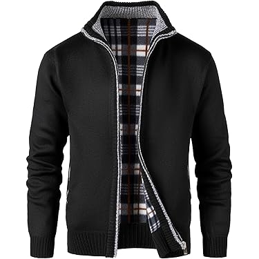 Cardigan Homme Mi-saison Sans Capuche - Veste Décontractée Style Blouson - Pour Automne, Sport, Look Habillé Casual