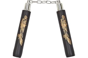 Playwell Infantil 8 Pulgadas Seguridad Nunchucks De Espuma con Cadena - All Blacks