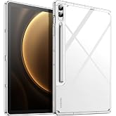 Babilden Samsung Tablet Kılıf Şeffaf Silikon Arka Kapak (Tab S9 FE Plus X510 /Tab S9 Plus X810)