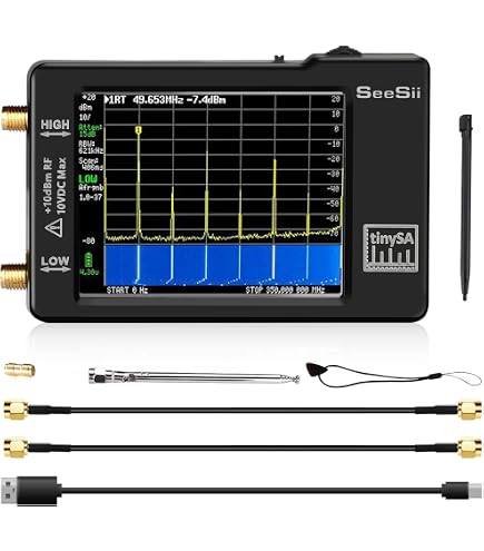 Analyseur Réseau Vectoriel SV4401A - 50KHz-4.4GHz - Écran Tactile 7" - Neuf
